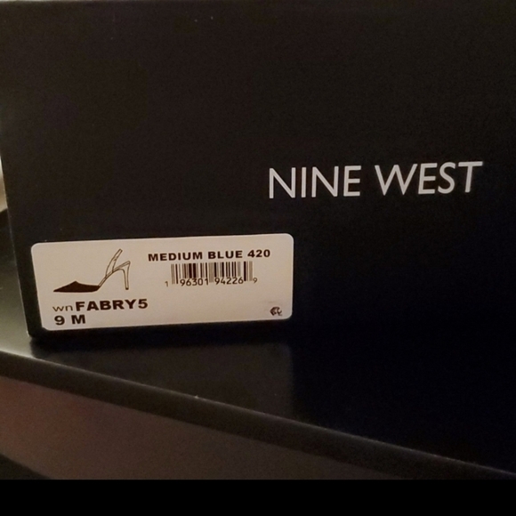 Brand new Nine West blue and silver heel.Nine West - Picture 6 of 7